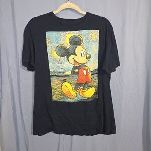 Disney Men's Navy Mickey Mouse T-Shirt